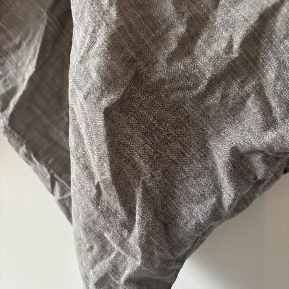 2 Pottery Barn TEEN Euro Sham Pillow Cases Covers Organic Cotton Minimalist Luxe